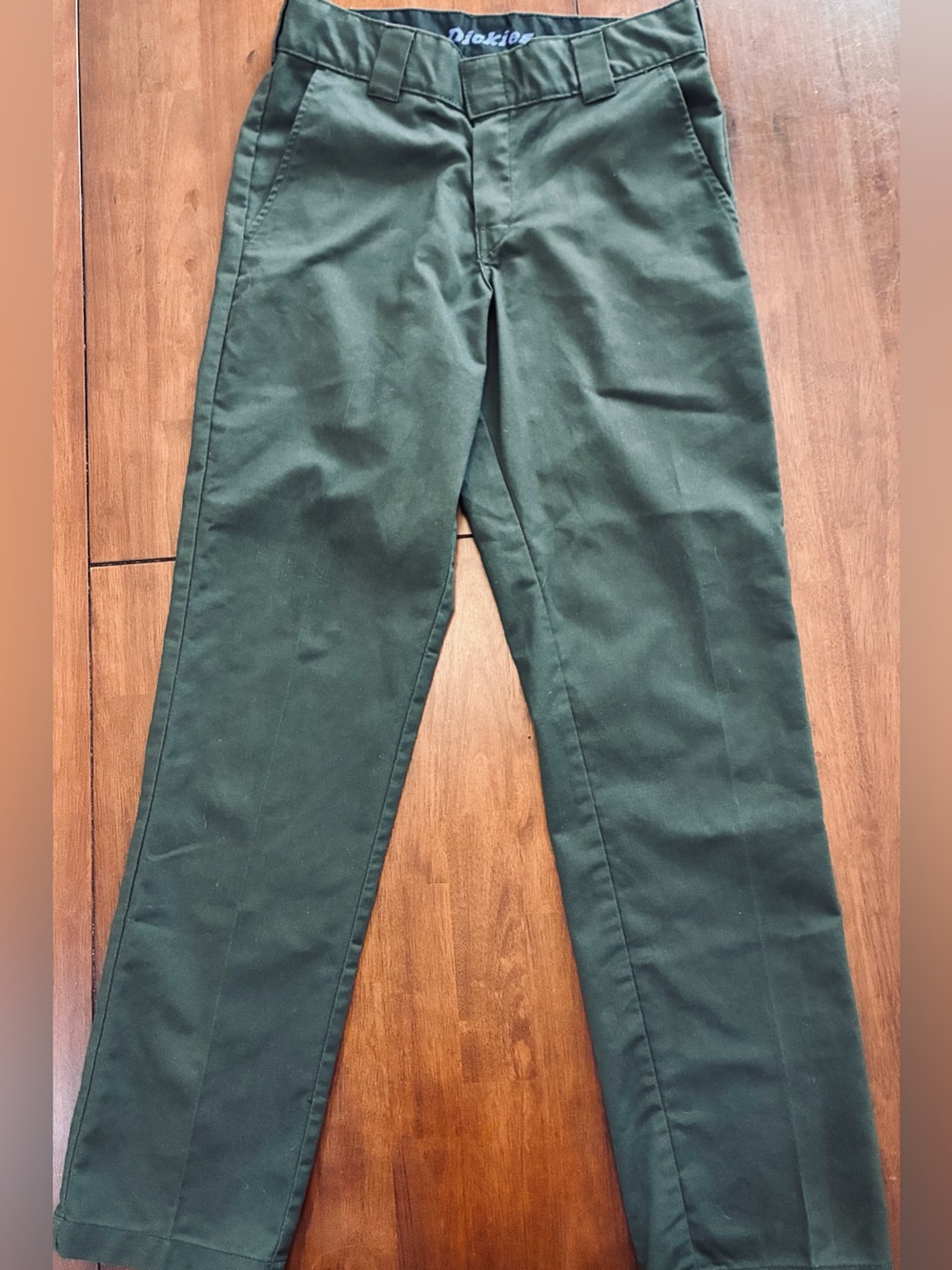 Dickies Olive Green Straight Leg Chinos